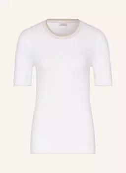 Футболка PESERICO mit Glitzergarn, белый