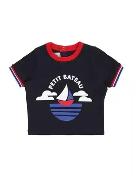 Футболка PETIT BATEAU, ночной синий