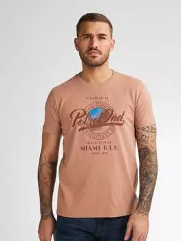 Футболка Petrol Industries, коричневый