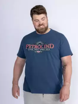 Футболка Petrol Industries "Мужская футболка LS Classic Print", синий
