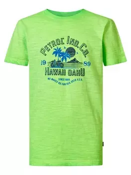 Футболка Petrol Industries, неоновый зеленый