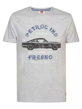 Футболка Petrol Industries, пестрый серый