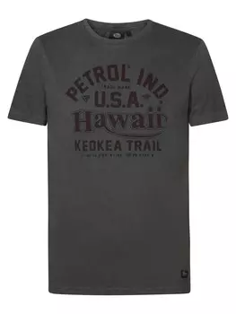 Футболка Petrol Industries Soothe, пятнистый черный
