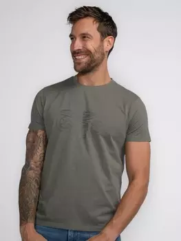 Футболка Petrol Industries T-Shirt mit Aufdruck Susitna, зеленый