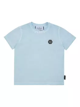 Футболка Philipp Plein Basic Plein Old dye, синий