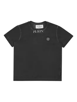 Футболка Philipp Plein Basic Plein Old dye, черный