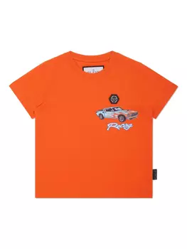 Футболка Philipp Plein Cars Racing, оранжевый