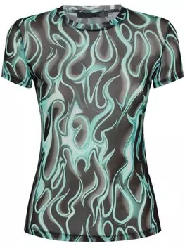 Футболка Philipp Plein Flame, черный