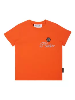 Футболка Philipp Plein Italic Plein, оранжевый
