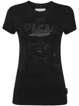 Футболка Philipp Plein Skull & Bones, черный