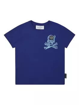 Футболка Philipp Plein Skull&Bones, синий