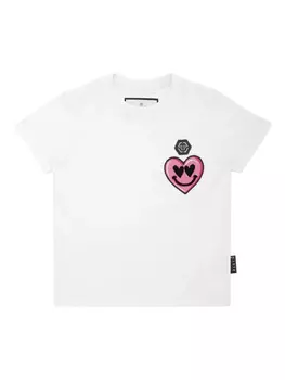 Футболка Philipp Plein Smile из джерси, белый