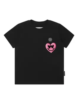 Футболка Philipp Plein Smile из джерси, черный
