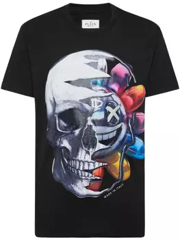 Футболка Philipp Plein SS Graffiti, черный