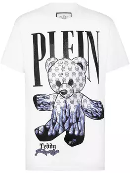 Футболка Philipp Plein SS Teddy Bear, белый