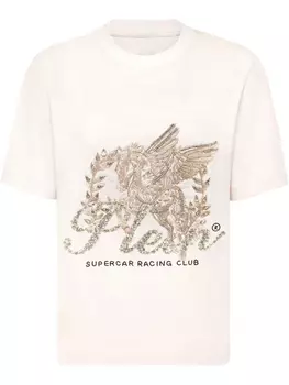Футболка Philipp Plein Unicorn, белый