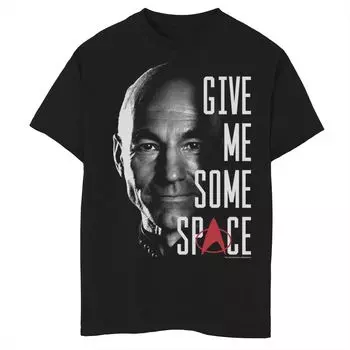 Футболка Picard Some Space с рисунком Star Trek Next Generation для мальчиков 8–20 лет Licensed Character