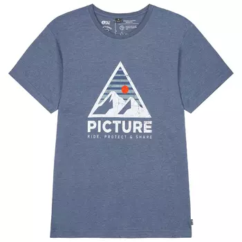 Футболка Picture Authentic Tee, цвет Dark Blue Melange