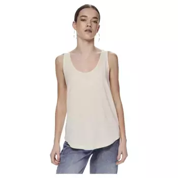 Футболка Pieces Billo Lurex, бежевый