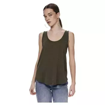 Футболка Pieces Billo Lurex, коричневый