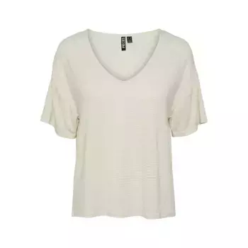 Футболка Pieces Billo Oversized, бежевый