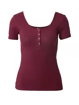 Футболка PIECES KITTE, цвет Wine red