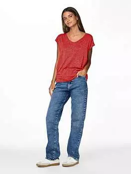 Футболка Pieces, красный