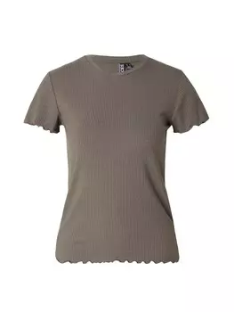 Футболка PIECES PCNICCA, темно-коричневый