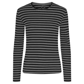 Футболка Pieces Ruka, черный/серый