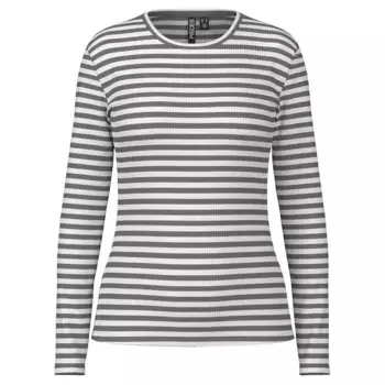 Футболка Pieces Ruka, серый/белый