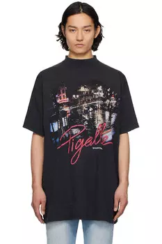 Футболка Pigalle Balenciaga, черный