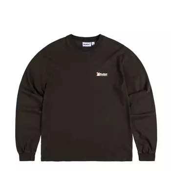 Футболка pigment dye longsleeve tee Butter Goods, черный