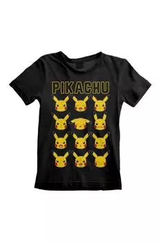 Футболка Пикачу Pokemon, черный