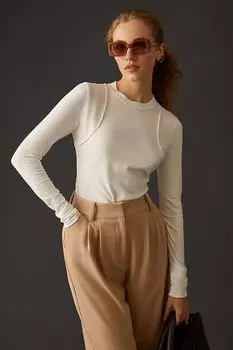 Футболка Pilcro Reconstructed Racer, белый