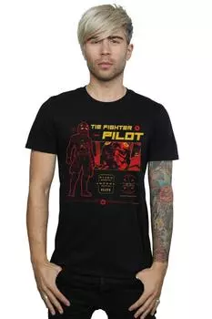Футболка «Пилот-истребитель» Star Wars, черный