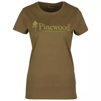 Футболка Pinewood Women's Outdoor Life Damen, цвет Hunting Olive