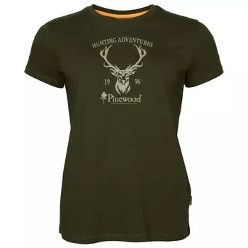 Футболка Pinewood Women's Red Deer, зеленый