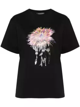 Футболка Pink Anemone Mugler, черный