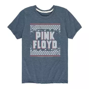 Футболка Pink Floyd The Wall с праздничным рисунком для мальчиков 8–20 лет Licensed Character, синий