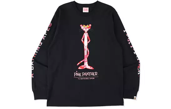 Футболка Pink Panther X для мужчин A Bathing Ape, черный