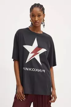Футболка Pinko из хлопка, черный