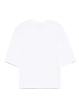 Футболка Pinko Kids с цепочкой, белый