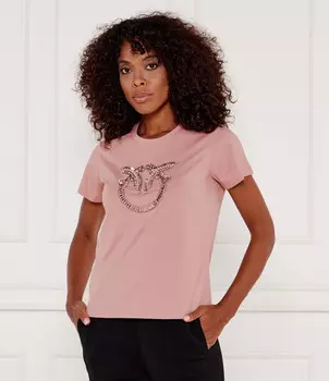 Футболка Pinko QUENTIN Regular Fit, роза
