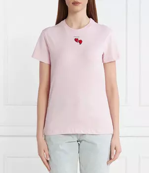 Футболка Pinko Regular Fit, роза