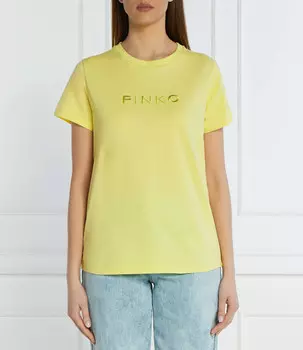 Футболка Pinko Regular Fit, желтый