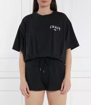 Футболка Pinko TORRONE Oversize fit, черный