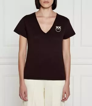 Футболка Pinko TURBATO Regular Fit, коричневый