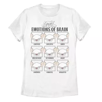Футболка Pinky And The Brain Emotions Of Brain для юниоров Box Up Licensed Character