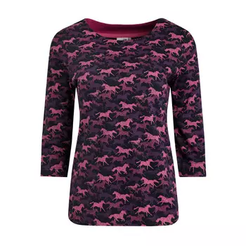 Футболка "пинто" из органического хлопка Weird Fish, бордовый