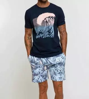 Футболка Pipeline Crew цвета индиго Sol Angeles